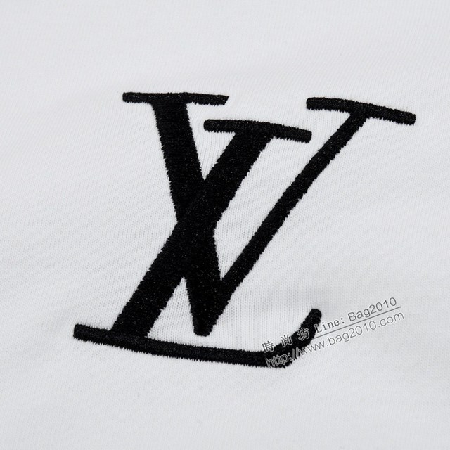 Louisvuitton路易威登Lv專門店2023SS新款刺繡印花T恤 男女同款 tzy2716